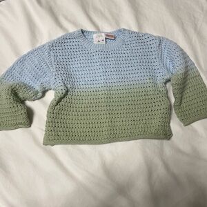 Zara Light Blue Knit Sweater